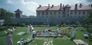 Il giardino del comandante di Auschwitz Rudolf Höss nel film La Zona d'interesse.