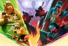 La locandina della serie Netflix Asterix & Obelix: Il duello dei capi.