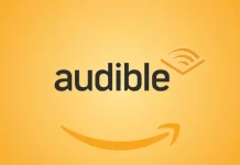Il logo di Amazon Audible.