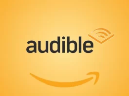 Il logo di Amazon Audible.