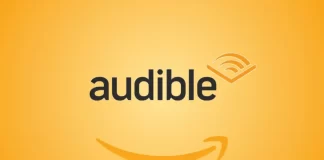 Il logo di Amazon Audible.