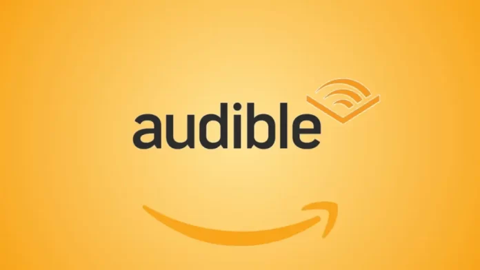 Il logo di Amazon Audible.