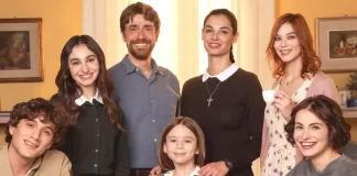 In foto i protagonisti dell’ottava stagione di Che Dio ci aiuti.