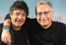 Luca Laurenti e Paolo Bonolis doppiano il film I Puffi – Il Film.