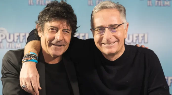 Luca Laurenti e Paolo Bonolis doppiano il film I Puffi – Il Film.