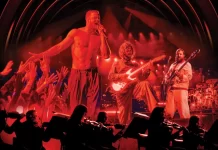 Gli Imagine Dragons nel Live From The Hollywood Bowl.