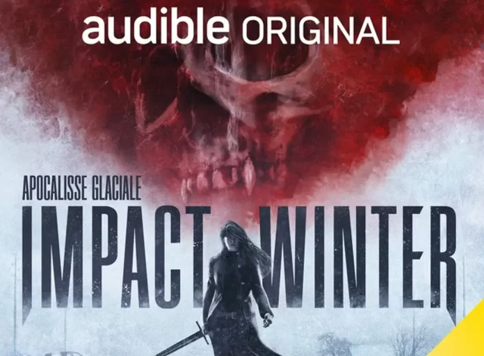 La copertina dell'audiolibro Impact Winter.