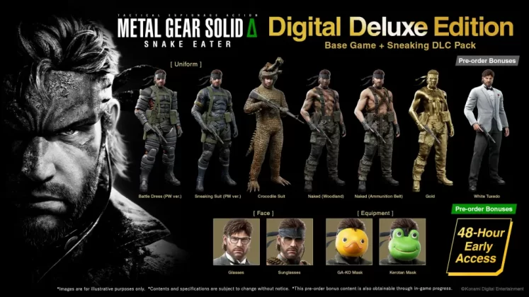 La deluxe dition di Metal Gear Solid Delta: Snake Eater