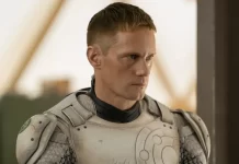 Alexander Skarsgård in Murderbot.