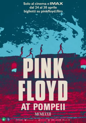 Il poster del film Pink Floyd at Pompeii - MCMLXXII.