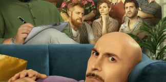 Maccio Capatonda nella serie TV Sconfort Zone.