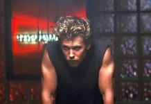 Austin Butler nel film The Bikeriders.
