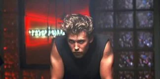 Austin Butler nel film The Bikeriders.