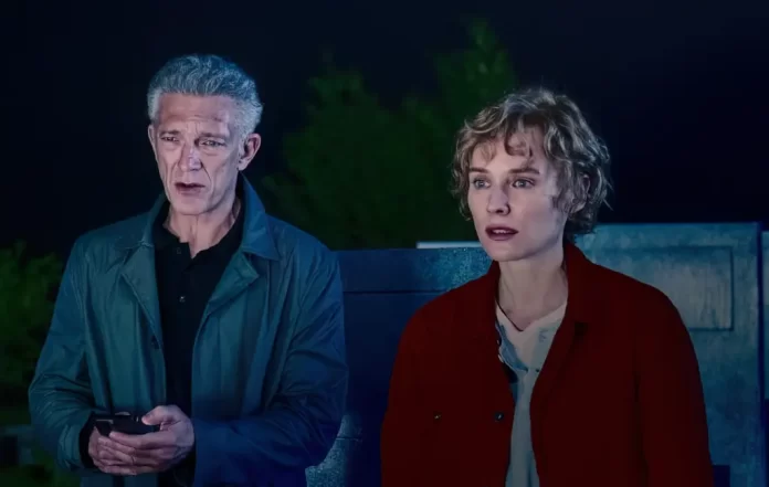 Vincent Cassel e Diane Kruger nel film di David Cronenberg The Shrouds.