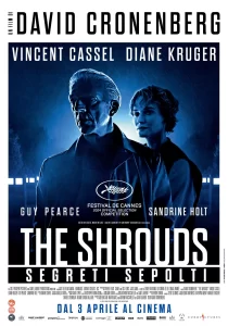 Il poster del film The Shrouds.