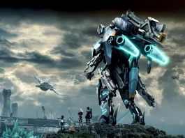 Il robot protagonista del gioco per Switch Xenoblade Chronicles X: Definitive Edition.
