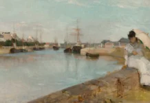 In foto il quadro Il porto a Lorient di Berthe Morisot.