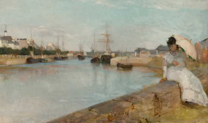 In foto il quadro Il porto a Lorient di Berthe Morisot.