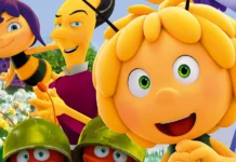 In foto l'Ape Maia nel film in computer grafica.