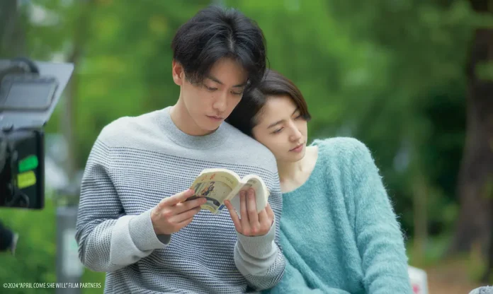 Una scena del film orientale April Come She Will.