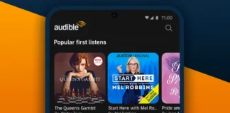 Una immagine del catalogo di Amazon Audible.