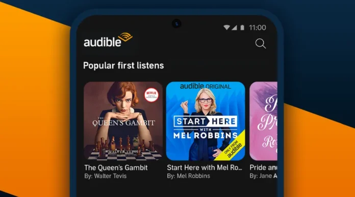 Una immagine del catalogo di Amazon Audible.