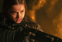 Ana De Armas nel film Ballerina.