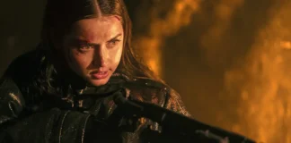 Ana De Armas nel film Ballerina.