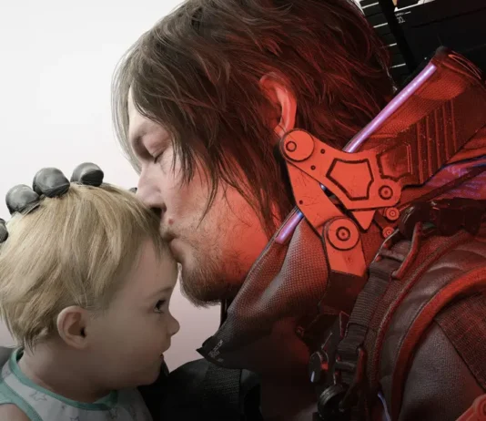 In foto Norman Reedus nel videogioco Death Stranding 2: On the Beach.