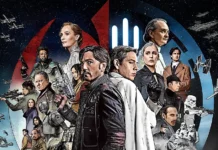 Il poster celebrativo della serie TV Andor.