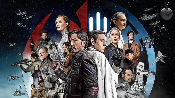 Il poster celebrativo della serie TV Andor.