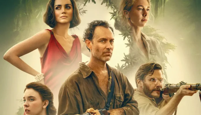 Jude Law e gli altri protagonisti del film Eden.