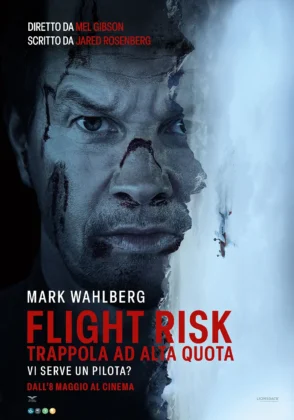 Il poster del film Flight Risk.