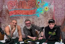 Fedez, Mr. Marra e Marco Masini nel podcast Pulp Podcast.