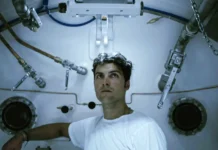 Una scena del film Piattaforma Luna.