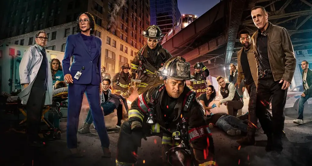 I protagonisti della serie One Chicago.