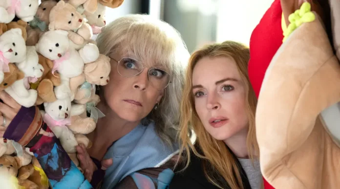 Jamie Lee Curtis e Lindsay Lohan nel film Quel pazzo venerdì, sempre più pazzo.