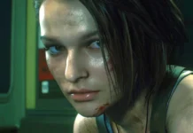 Jill Valentine nella versione Apple di Resident Evil 3.
