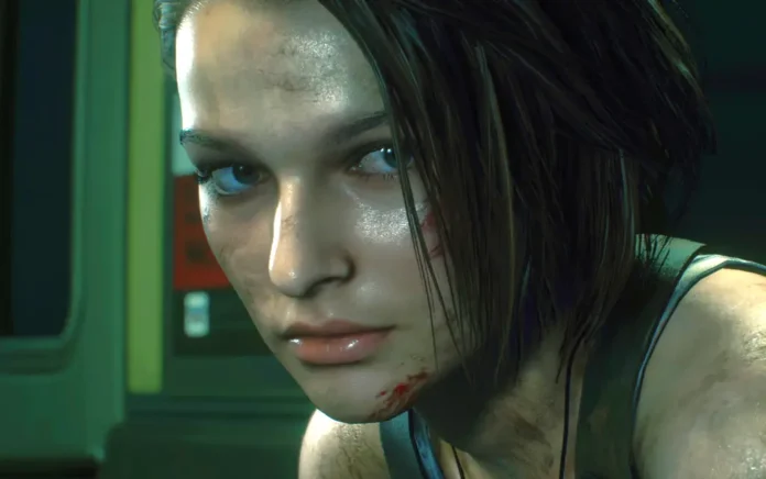 Jill Valentine nella versione Apple di Resident Evil 3.