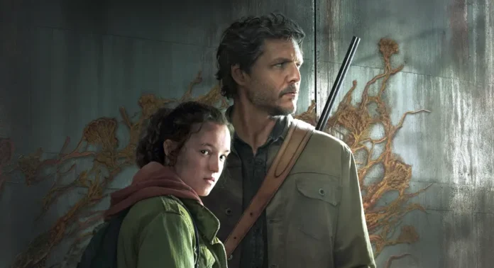Pedro Pascal e Bella Ramsey nella serie The Last of Us.