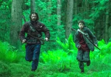 Aaron Taylor-Johnson nel film 28 anni dopo.