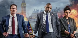 Idris Elba e John Cena nel film Capi di stato in fuga.