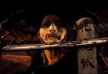 La protagonista del gioco Ghost of Yōtei.