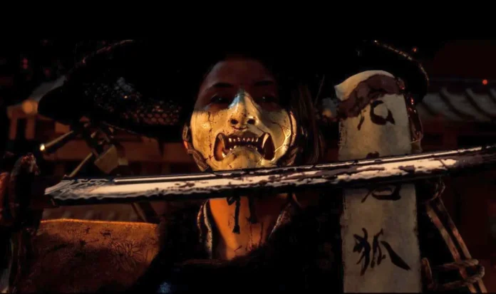 La protagonista del gioco Ghost of Yōtei.