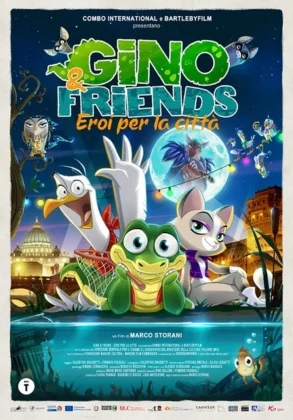 Il poster del film Gino and Friends &ndash; Eroi per la citt&agrave;.