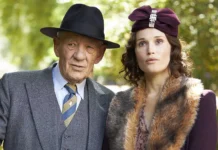Ian McKellen e Gemma Arterton nel film Il Critico - Crimini tra le righe.