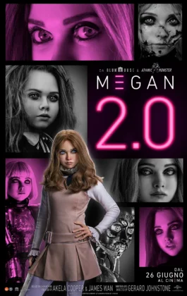 Il poster dell'horror M3gan 2.0.
