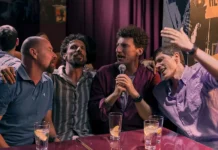 In foto i protagonisti della serie Netflix Maschi veri.