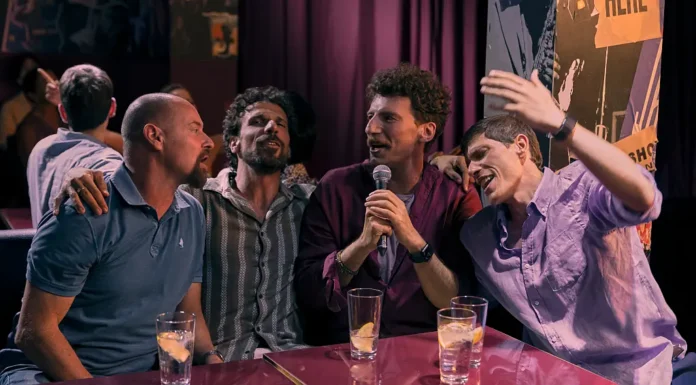 In foto i protagonisti della serie Netflix Maschi veri.