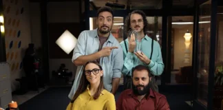 In foto i protagonisti della seconda stagione di Pesci piccoli.